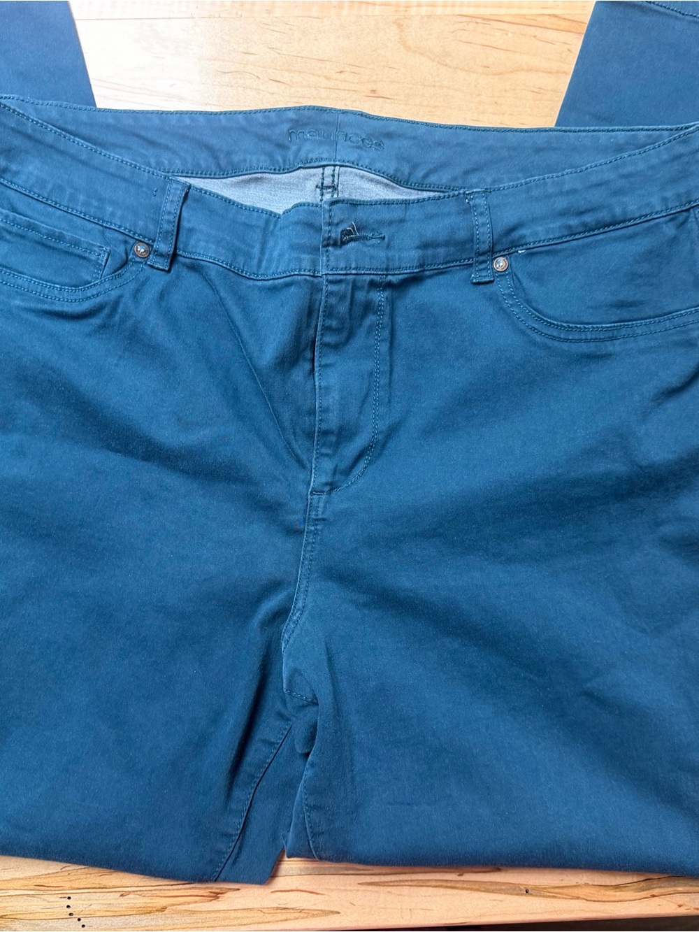 Maurice’s Women’s Teal Casual Jegging - Classic Straight Fit